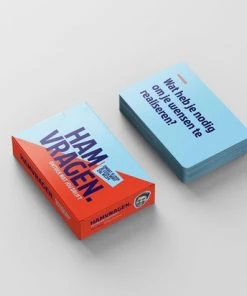 Hamvragen | Ontdek Wat Jou Drijft | Inzichtkaarten ? Coachkaarten ? Gespreksstarters ? Vragen Voor Inspiratie, Motivatie, Zingeving