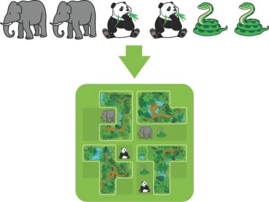 SmartGames - Hide & Seek Jungle - 80 Opdrachten 11 SmartGames - Hide & Seek Jungle - 80 Opdrachten - Afbeelding 9