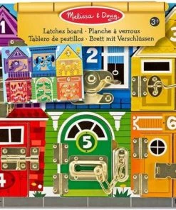 Melissa & Doug Activiteitenbord Met Sloten - Educatief Spel 21 Melissa & Doug Activiteitenbord Met Sloten - Educatief Spel -leerzame-spellen Verkoopwinkel 550x415 1
