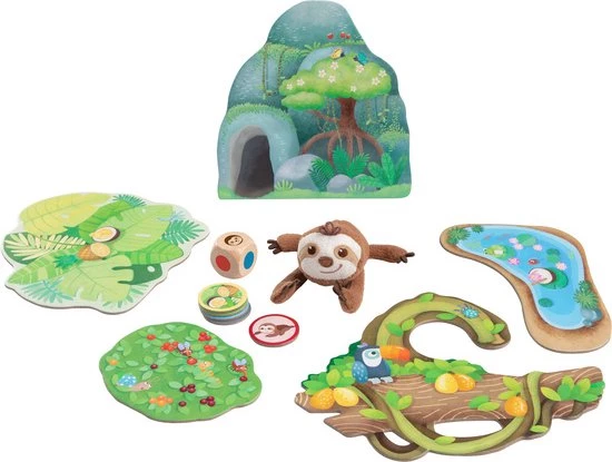 Haba Spel - Kom Maar Mee, Kleine Luiaard - 2+ 4 Haba Spel - Kom Maar Mee, Kleine Luiaard - 2+ - Afbeelding 2
