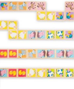 New Classic Toys Domino Spel - Boerderij Dieren - Inclusief Handige Opbergzak -leerzame-spellen Verkoopwinkel 550x417 4