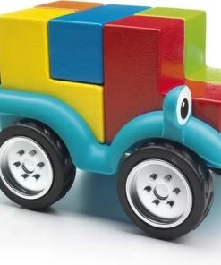 SmartGames - SmartCar 5x5 - Denkpuzzel 3D - 96 Opdrachten - Houten Blokken - Ruimtelijk Inzicht -leerzame-spellen Verkoopwinkel 550x420 7