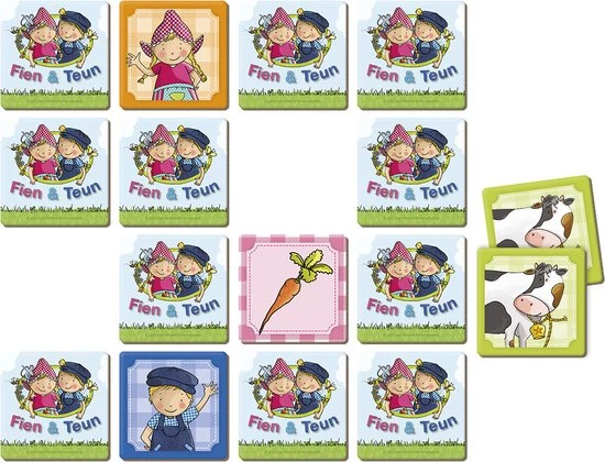 Bambolino Toys - Fien & Teun Memo Spel - Educatief Spel - Peuter Speelgoed 4 Bambolino Toys - Fien & Teun Memo Spel - Educatief Spel - Peuter Speelgoed - Afbeelding 2