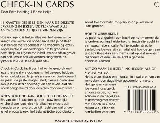 Check-in Cards - Het Echte Gesprek Met Jezelf - Kaartenset - Carddeck 11 Check-in Cards - Het Echte Gesprek Met Jezelf - Kaartenset - Carddeck - Afbeelding 9