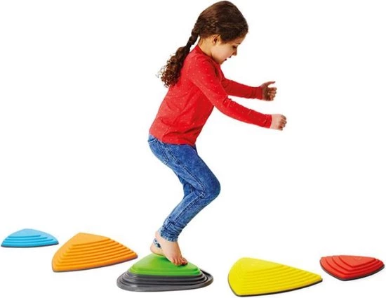 Gonge Stuiterende Rivierstenen Stapstenen Evenwicht Balans Educatief Speelgoed 4 Gonge Stuiterende Rivierstenen Stapstenen Evenwicht Balans Educatief Speelgoed - Afbeelding 2