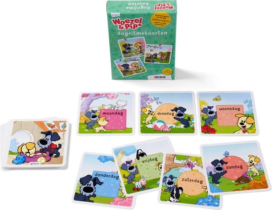 Uitgeverij Zwijsen Woezel & Pip - Dagritmekaarten 3-6 Jaar 4 Uitgeverij Zwijsen Woezel & Pip - Dagritmekaarten 3-6 Jaar - Afbeelding 2