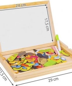 Sensori Belgium Sensori? Educatief Speelgoed - Multifunctionele Kleurrijke Educatieve Magnetische Puzzel - Schrijfbord - Houten Stukjes -leerzame-spellen Verkoopwinkel 550x425 6