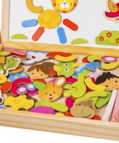 Sensori Belgium Sensori? Educatief Speelgoed - Multifunctionele Kleurrijke Educatieve Magnetische Puzzel - Schrijfbord - Houten Stukjes -leerzame-spellen Verkoopwinkel 550x426 4