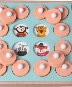 Cartoon World Memory Bordspel Voor Kinderen| Educatief Speelgoed | Houten Geheugen Spel Plaatjes| Memorie Schaak Spel | Memory Chess | 12 Unieke Plaatjes -leerzame-spellen Verkoopwinkel 550x433 7