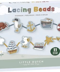 Little Dutch Houten Rijgkralen Sailors Bay - Educatief Speelgoed