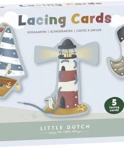 Little Dutch Rijgkaarten Sailors Bay - Educatief Speelgoed