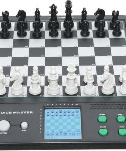 Merkloos Schaakcomputer | Electronisch Schaakbord | Magnetische Schaakstukken | 8 In 1 Computer | Schaakset | Schaakspel | Schaakles | Dammen | 4 Op Een Rij | Reversi -leerzame-spellen Verkoopwinkel 550x446 1