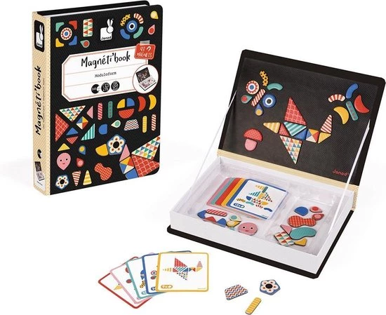 Janod Magneetboek Moduloform 73st 3-8jr 4 Janod Magneetboek Moduloform 73st 3-8jr - Afbeelding 2