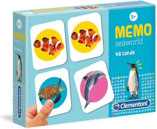 Clementoni Memory-spel Waterwereld Junior 48-delig 5 Clementoni Memory-spel Waterwereld Junior 48-delig - Afbeelding 3