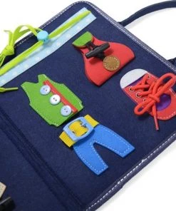 PROSIN? Busy Board - Educational Toys -Basisvaardigheidsbord - Montessori - Motoriek Speelgoed - Leerspeelgoed - Leren - Ontwikkeling - Veter Strikken - Knopen Leggen - Educatieve Spellen - Ik Leer - Leerzaam Speelgoed - Speelgoed -leerzame-spellen Verkoopwinkel 550x455 3