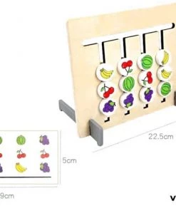 Van Theo? Schuifspel - Hout - Logisch Denken - Puzzel - Auto - Kleuren En Vormen - Spel Voor Onderweg -leerzame-spellen Verkoopwinkel 550x455 4