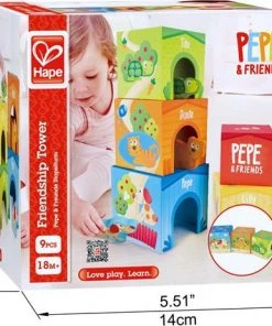 Hape Stapeltoren Friendship 9-delig -leerzame-spellen Verkoopwinkel 550x462 10