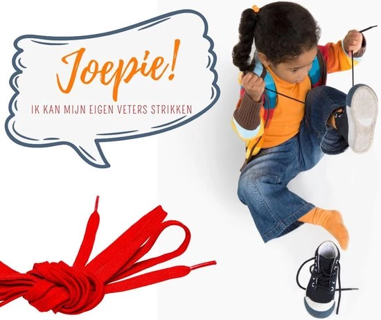 Merkloos Veterstrikken - Oefenschoen - Leren Veters Strikken - Educatief Speelgoed - Montessori Speelgoed - Kinderspeelgoed - Blijderij | Schoencadeautjes Sinterklaas 5 Merkloos Veterstrikken - Oefenschoen - Leren Veters Strikken - Educatief Speelgoed - Montessori Speelgoed - Kinderspeelgoed - Blijderij | Schoencadeautjes Sinterklaas - Afbeelding 3
