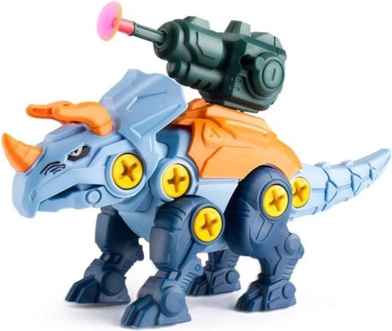 Merkloos Montage Set Van 3 Dinosaurus Met Pistool, Pijltjes, Schroeven En Schroevendraaier | Leren Bouwen | STEM Speelgoed | Educatief Montessori 10 Merkloos Montage Set Van 3 Dinosaurus Met Pistool, Pijltjes, Schroeven En Schroevendraaier | Leren Bouwen | STEM Speelgoed | Educatief Montessori - Afbeelding 8
