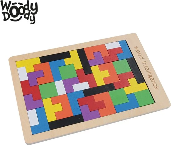 Montessori Speelgoed Tangram Vormen Puzzel Met GROTE OPBERGZAK - Houten Speelgoed Tetris Spel - Educatief Puzzel Voor Ruimtelijk Inzicht - WoodyDoody 7 Montessori Speelgoed Tangram Vormen Puzzel Met GROTE OPBERGZAK - Houten Speelgoed Tetris Spel - Educatief Puzzel Voor Ruimtelijk Inzicht - WoodyDoody - Afbeelding 5