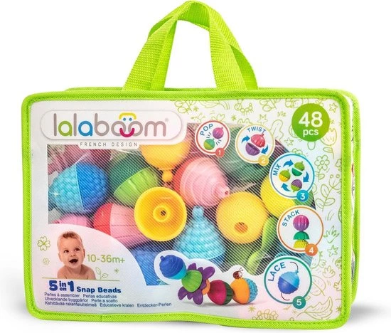 Lalaboom - Educatieve Kralen (48 St) 12 Lalaboom - Educatieve Kralen (48 St) - Afbeelding 10