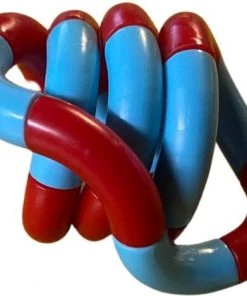 Tozy Teezer Tangl - Stress Verlagende Fidget Toy - Fidget Toys - Blauw Rood - Voor Jong En Oud