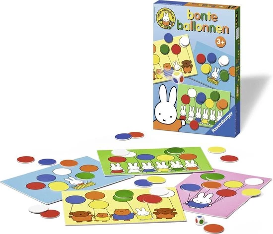 Ravensburger Nijntje Bonte Ballonnen - Ballonnenspel - Educatief Spel 5 Ravensburger Nijntje Bonte Ballonnen - Ballonnenspel - Educatief Spel - Afbeelding 3