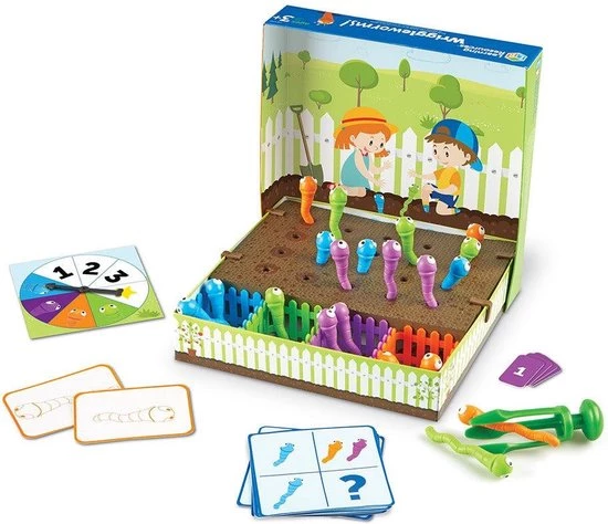 Learning Resources Kronkelwormen! Fijne Motoriek Activiteiten Set / Spel Voor Peuters En Kleuters 3 Learning Resources Kronkelwormen! Fijne Motoriek Activiteiten Set / Spel Voor Peuters En Kleuters