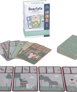 Little Dutch Spel Kwartet - Dieren -leerzame-spellen Verkoopwinkel 550x475 2