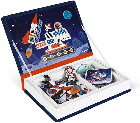 Janod Magneetboek Cosmos 70st 3-8jr 6 Janod Magneetboek Cosmos 70st 3-8jr - Afbeelding 4
