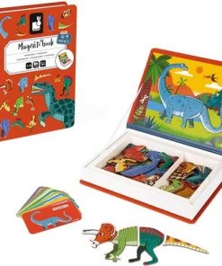 Janod Magneetboek Dinosaurussen 50st 3-8jr -leerzame-spellen Verkoopwinkel 550x487