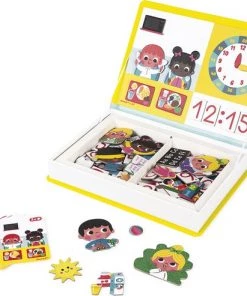 Janod Magneetboek - Klok Kijken -leerzame-spellen Verkoopwinkel 550x493 9