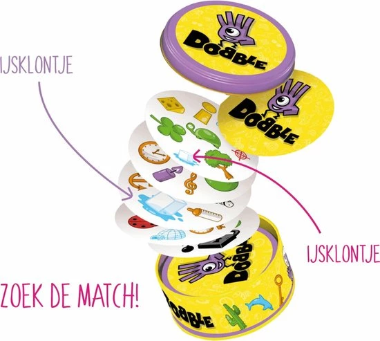 Zygomatic Board Game Studio Dobble Classic - Kaartspel 6 Zygomatic Board Game Studio Dobble Classic - Kaartspel - Afbeelding 4