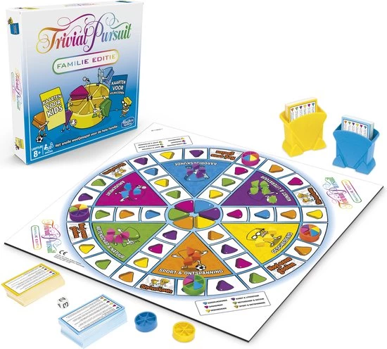 Hasbro Gaming Trivial Pursuit Familie Editie - Bordspel 6 Hasbro Gaming Trivial Pursuit Familie Editie - Bordspel - Afbeelding 4