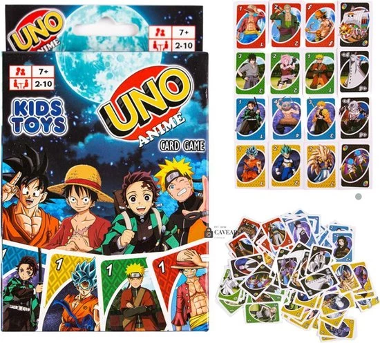 Merkloos UNO Anime Kaartspel - Nieuwe Editie - Naruto - One Piece - Dragon Ballz - Demon Slayer 3 Merkloos UNO Anime Kaartspel - Nieuwe Editie - Naruto - One Piece - Dragon Ballz - Demon Slayer