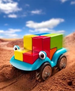 SmartGames - SmartCar 5x5 - Denkpuzzel 3D - 96 Opdrachten - Houten Blokken - Ruimtelijk Inzicht -leerzame-spellen Verkoopwinkel 550x498 3