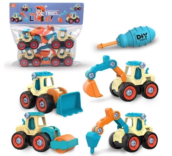 Merkloos Montage Auto Set Van 4 Met Schroeven En Schroevendraaier | Leren Bouwen | STEM Speelgoed | Educatief Montessori 3 Merkloos Montage Auto Set Van 4 Met Schroeven En Schroevendraaier | Leren Bouwen | STEM Speelgoed | Educatief Montessori