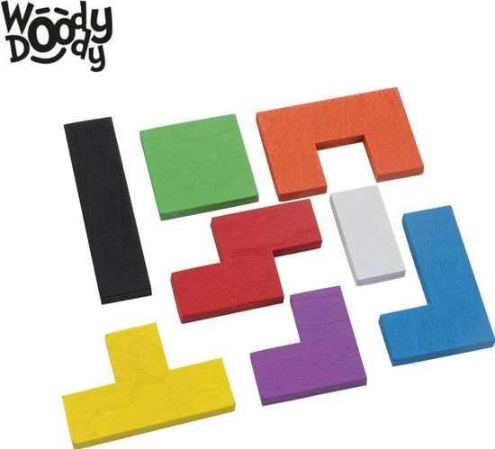 Montessori Speelgoed Tangram Vormen Puzzel - Houten Speelgoed Tetris Spel - Educatief Puzzel Voor Ruimtelijk Inzicht - WoodyDoody 6 Montessori Speelgoed Tangram Vormen Puzzel - Houten Speelgoed Tetris Spel - Educatief Puzzel Voor Ruimtelijk Inzicht - WoodyDoody - Afbeelding 4