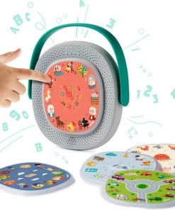 TIMIO Starter Kit: Interactieve Educatieve Audio-Speler + 5 Disks - Leer Woordjes, Muziek En Verhaaltjes - In 8 Talen - Educatief Speelgoed - Vanaf 2 Jaar
