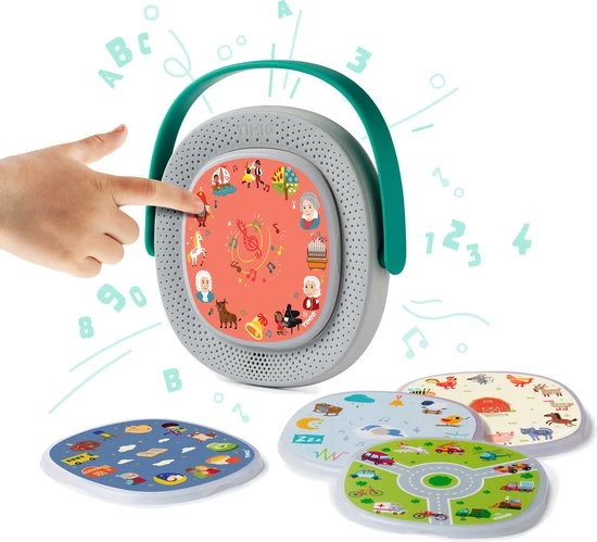 TIMIO Starter Kit: Interactieve Educatieve Audio-Speler + 5 Disks - Leer Woordjes, Muziek En Verhaaltjes - In 8 Talen - Educatief Speelgoed - Vanaf 2 Jaar 3 TIMIO Starter Kit: Interactieve Educatieve Audio-Speler + 5 Disks - Leer Woordjes, Muziek En Verhaaltjes - In 8 Talen - Educatief Speelgoed - Vanaf 2 Jaar