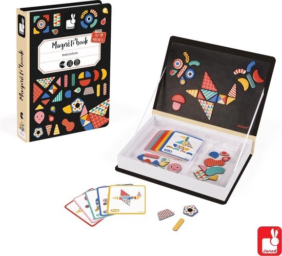 Janod Magneetboek Moduloform 73st 3-8jr 12 Janod Magneetboek Moduloform 73st 3-8jr - Afbeelding 10