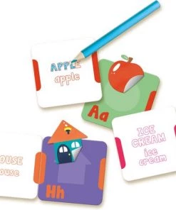 SES - Ik Leer Engelse Woorden - Spelenderwijs Leren - Met 8 Kleurpotloden, 52 Kaarten En Stickers -leerzame-spellen Verkoopwinkel 550x500 10