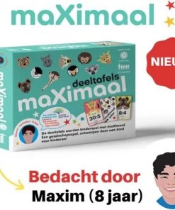 Maximal MaXimaal Deeltafels Deelsommen - Educatief Speelgoed - Rekenen, Tafels En Delen Wordt Kinderspel -leerzame-spellen Verkoopwinkel 550x507 3