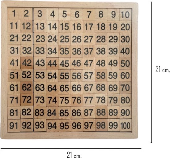 Honderdveld - Leren Rekenen - Rekenspellen - Montessori - Educatief Speelgoed - Blijderij 7 Honderdveld - Leren Rekenen - Rekenspellen - Montessori - Educatief Speelgoed - Blijderij - Afbeelding 5