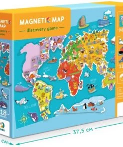 DODO Toys - Wereldkaart Magnetische Puzzel 5+ - Magneet Puzzel - Wereldkaart Kinderen -leerzame-spellen Verkoopwinkel 550x515 7