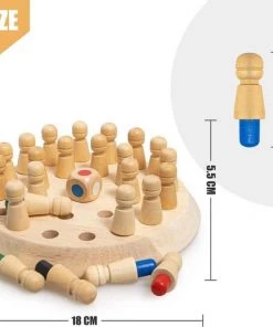 Memory Spelletjes 4 Jaar - Memory Chess Memory Schaakspel Bordspel Kinderen 3 Jaar Houten Puzzel - Montessori Speelgoed - Educatief Speelgoed 4 Jaar ? Houten Speelgoed - Kinderspeelgoed - WoodyDoody -leerzame-spellen Verkoopwinkel 550x519 2