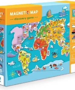 DODO Toys - Wereldkaart Magnetische Puzzel 5+ - Magneet Puzzel - Wereldkaart Kinderen -leerzame-spellen Verkoopwinkel 550x519 8