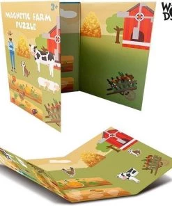 Boerderij Puzzel Magnetibook - Magneet Boek Boerderij - Plakboek Dieren En Boerderij Montessori - Boerderij Speelgoed - WoodyDoody -leerzame-spellen Verkoopwinkel 550x523 3