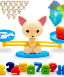 Must-Have For Kids? | Puppy Balance Game - Ik Leer Rekenen - Speelgoed Meisjes - 3 Jaar - 4 Jaar - 5 Jaar - 6 Jaar - Leren Rekenen - Leren Tellen - Interactief Speelgoed - Evenwichtsspel - Monkey Balance