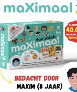 Maximal MaXimaal Deeltafels Deelsommen - Educatief Speelgoed - Rekenen, Tafels En Delen Wordt Kinderspel